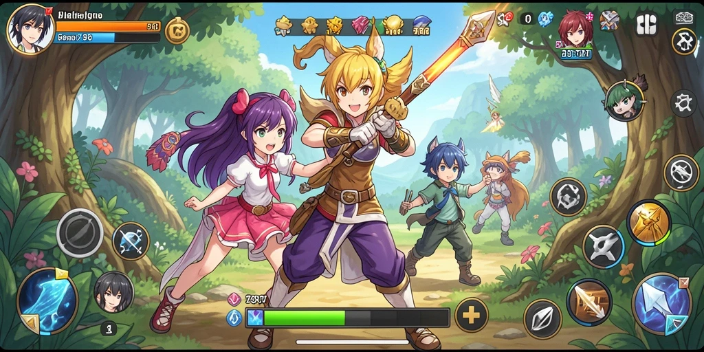 Tampilan gameplay seru dari 5RT yang penuh aksi.