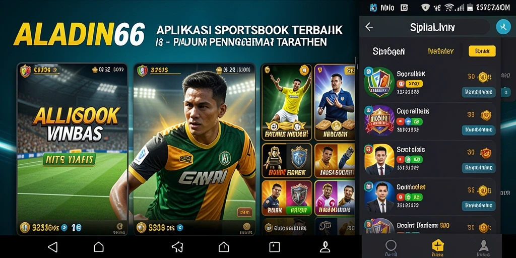 Tampilan utama ALADIN66 dengan pilihan taruhan yang menarik.