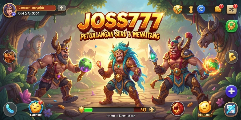 Gameplay seru JOSS777 yang menantang dan menarik.