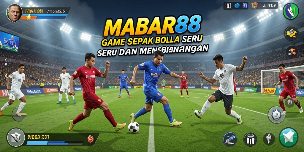 Tampilan gameplay sepak bola yang memukau di MABAR88.
