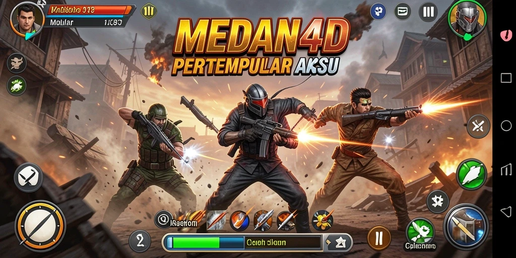 Tampilan intens di medan pertempuran MEDAN4D.