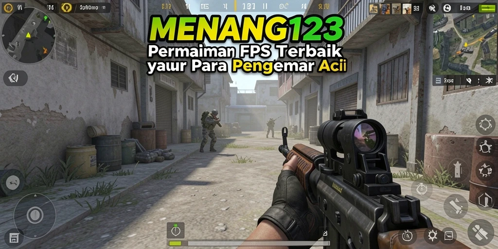 Tangkapan layar MENANG123 menampilkan aksi menembak yang mendebarkan.