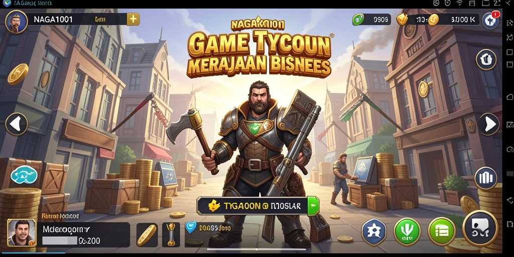 Tampilan gameplay Tycoon yang seru dan menarik di NAGA1001.