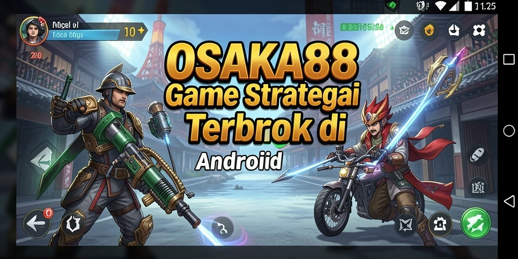 Tampilan gameplay OSAKA88 dengan strategi dan pertempuran yang mendebarkan.