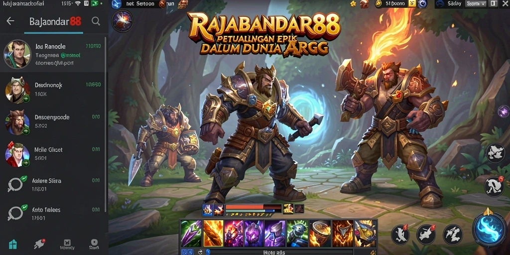 Tangkapan layar utama dari gameplay seru RAJABANDAR88.