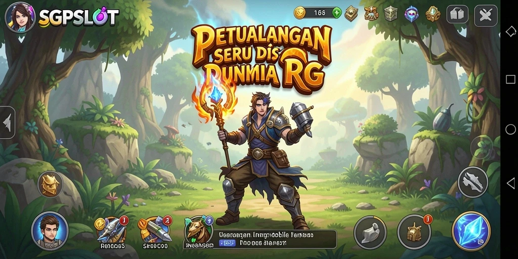 Gameplay seru SGPSLOT dengan berbagai karakter dan petualangan RPG.