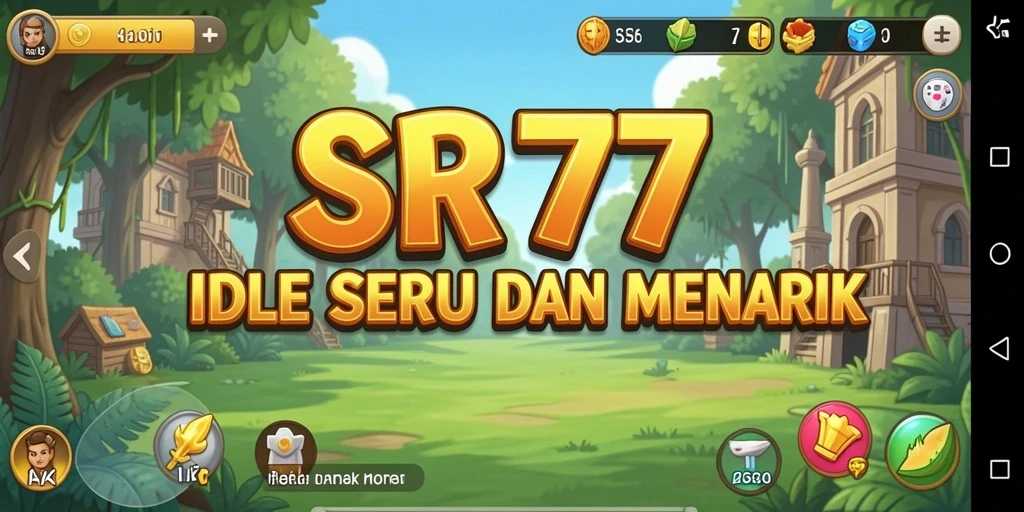Tampilan gameplay Idle yang menarik pada SR777.