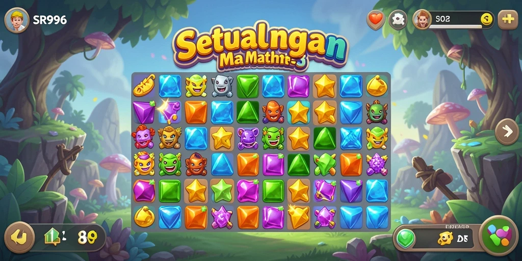 Tampilan gameplay seru dan penuh warna dari SR996.