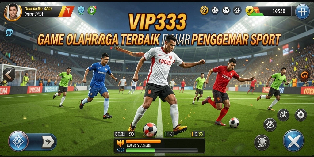 Tampilan gameplay menarik dari VIP333 yang menampilkan aksi olahraga.